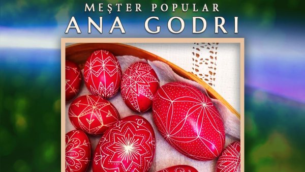 Atelier de încondeiat ouă, la Reduta