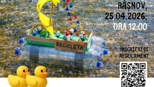 Concurs de bărcuțe fabricate manual, pe râul Ghimbășel