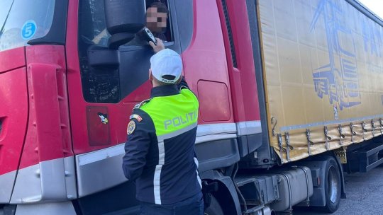 Acțiunea „Truck & Bus” în Brașov: peste 800 de sancțiuni aplicate de polițiștii rutieri