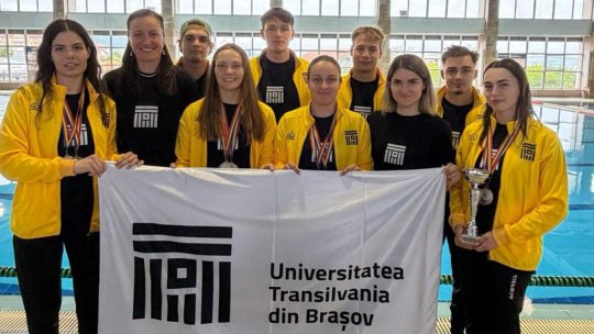Înot. Rezultate bune pentru Universitatea Transilvania la Campionatele Naționale Universitare de Natație
