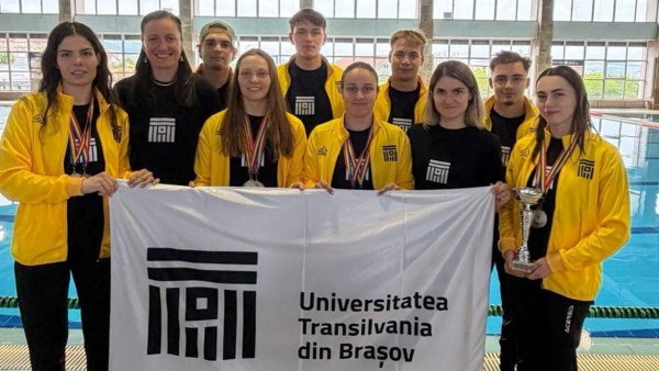 Înot. Rezultate bune pentru Universitatea Transilvania la Campionatele Naționale Universitare de Natație