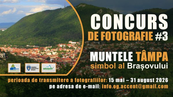 A fost lansată cea de-a treia ediție a concursului de fotografie „Muntele Tâmpa – simbol al Brașovului”