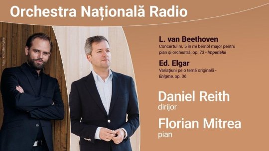 Imperialul de Beethoven, cu pianistul Florian Mitrea, la Sala Radio