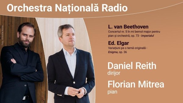 Imperialul de Beethoven, cu pianistul Florian Mitrea, la Sala Radio