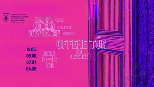 „Uși deschise: cafea, prăjituri, discuții” un nou concept de ghid turistic