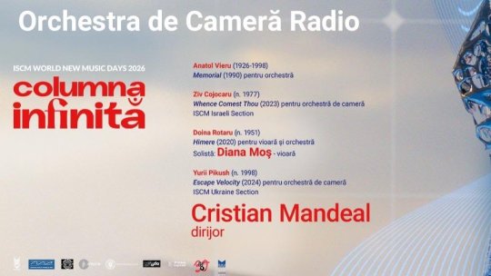 World New Music Days la Bucureşti include două concerte la Sala Radio