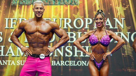 Culturism&Fitness. Andra și Ionuț Coman, campioni europeni la categoria Fit Pairs