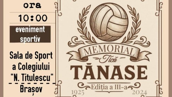 Volei. Memorialul „Tică Tănase”, la a treia ediție