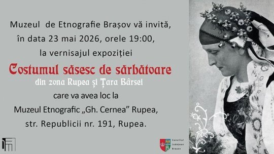 „Costumul săsesc de sărbătoare din zona Rupea și Țara Bârsei”