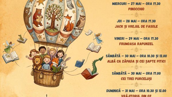 „Caravana Poveștilor lui Arlechino”, la Teatrul pentru Copii „Arlechino”