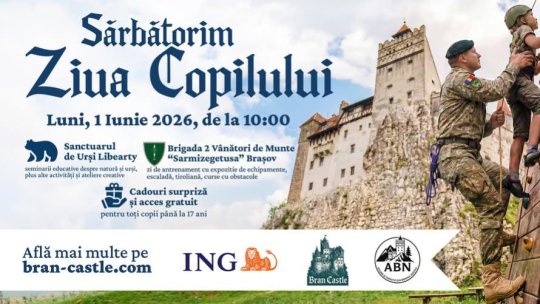 Ziua Copilului la Castelul Bran, alături de Vânătorii de Munte