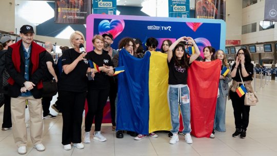 Alexandra Căpitănescu a plecat la Viena pentru Eurovision 2026