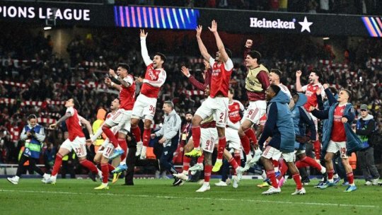 Fotbal. Arsenal Londra s-a calificat în finala Ligii Campionilor după ce a eliminat-o pe Atletico Madrid | VIDEO