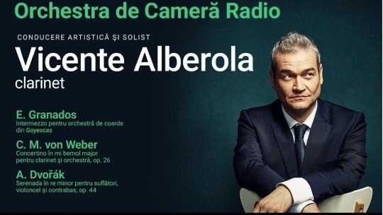Clarinetistul și dirijorul spaniol Vicente Alberola, invitat la Sala Radio