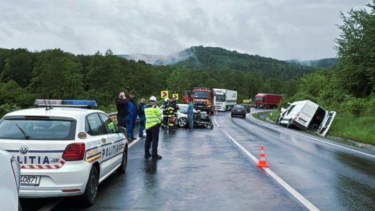 Accident pe DN1, la Perșani