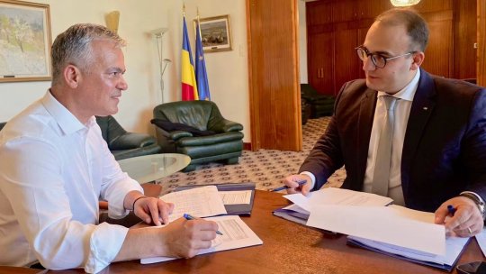 Premierul desemnat Adrian Veștea s-a întâlnit cu Florin Zaharia, propunerea sa pentru funcţia de ministru al Investiţiilor şi Proiectelor Europene