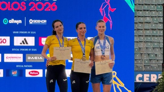 Atletism. Ștefania Balint, dublă medaliată la Campionatele Balcanice. Atleta din Brașov a cucerit argintul și aurul la Volos