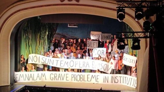 Reacții după protestul artiștilor Operei Brașov