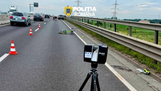Două accidente grave în județ. Un biciclist a murit