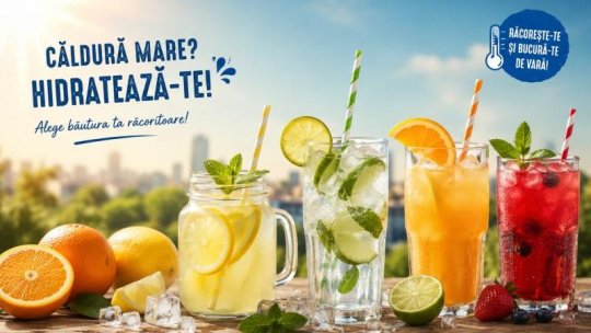 Potolirea setei pe caniculă: cele mai răcoritoare 6 băuturi, după apă