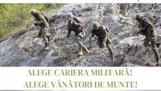 Continuă procesul de recrutare pentru soldați și gradați profesioniști