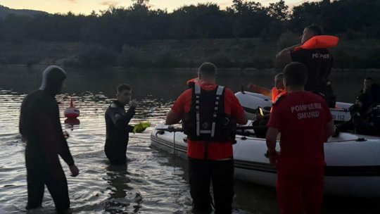 Au fost reluate căutările persoanei posibil înecate în zona barajului Viștea