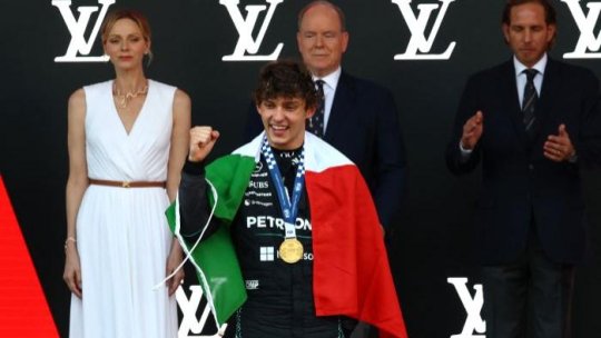 Formula 1: Kimi Antonelli a câștigat la Monaco, după o cursă nebună