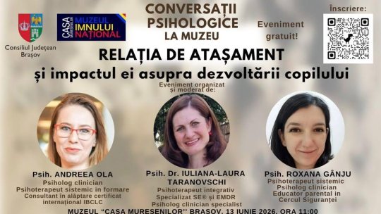 „Conversațiile psihologice la muzeu”, la Muzeul Casa Muresenilor