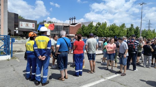 Protest spontan la combinatul siderurgic Liberty Galați