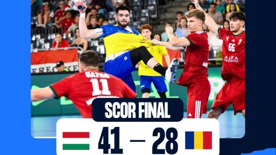 Handbal masculin. România U20, învinsă și de Ungaria