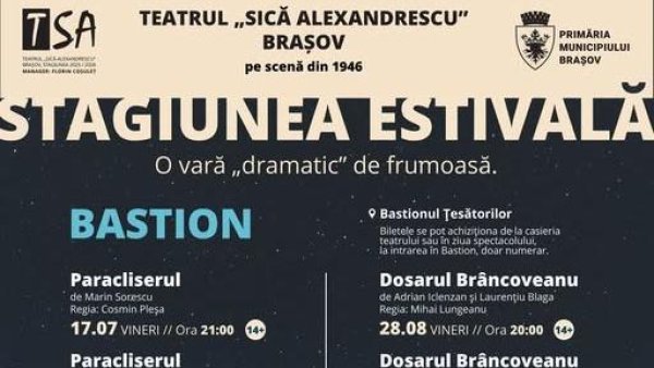 Programul estival de la Teatrul Sică Alexandrescu