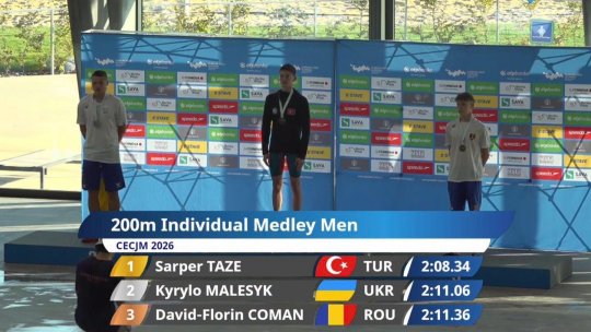 David Coman, medalie de bronz la Ljubljana