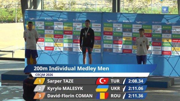David Coman, medalie de bronz la Ljubljana