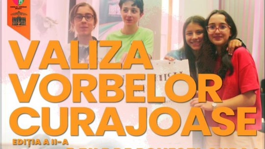 „Valiza vorbelor curajoase” revine la Centrul Cultural Reduta