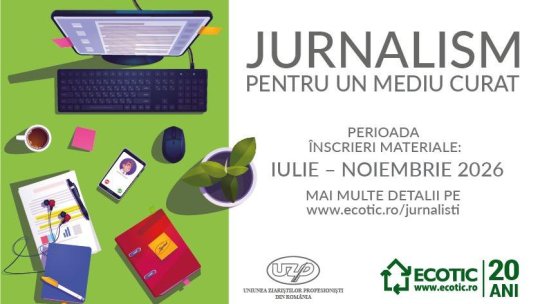 ECOTIC și UZPR lansează cea de-a III-a ediție a concursului „Jurnalism pentru un Mediu Curat”