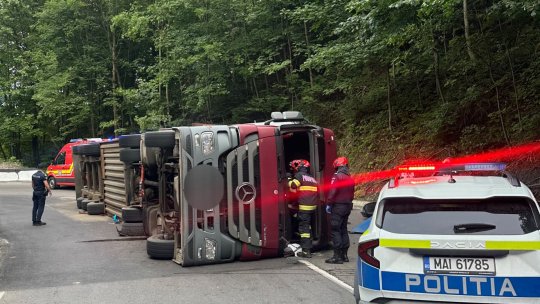 Trafic blocat de azi noapte pe DN 73