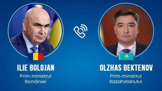 Conducta Caspică, subiect de discuție între Ilie Bolojan și premierul Kazahstanului