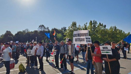 Un protest al crescătorilor de animale a avut loc în Bucureşti