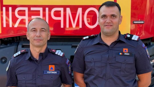 Doi pompieri brașoveni ajută la stingerea incendiilor din Grecia