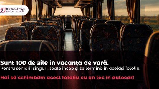 Peste 300.000 de vârstnici singuri din orașele României nu au mai avut o vacanță de cinci ani