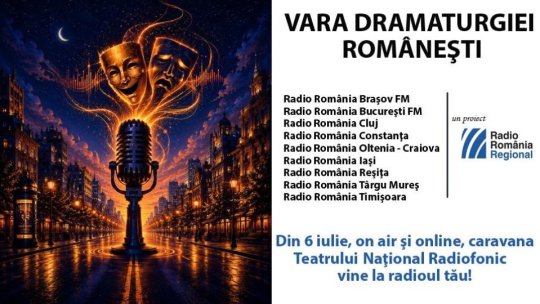 Caravana Teatrului Radiofonic continuă și în această noapte la Radio România Brașov FM