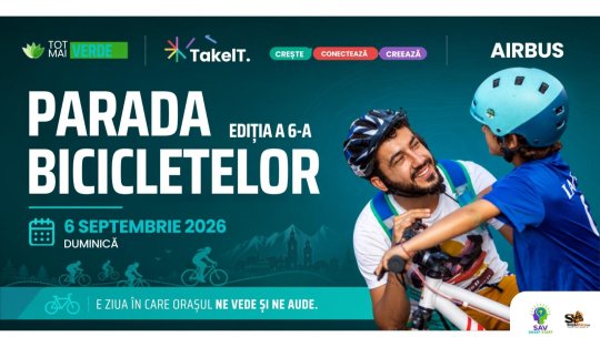 Parada Bicicletelor revine, pe 6 septembrie, la Brașov