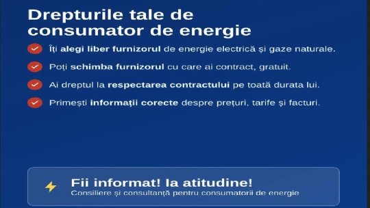 InfoCons a lansat Centrul de Protecţia Consumatorilor în Domeniul Energiei