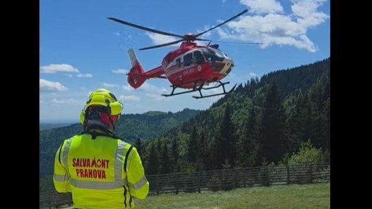 Salvare cu elicopterul în Bucegi