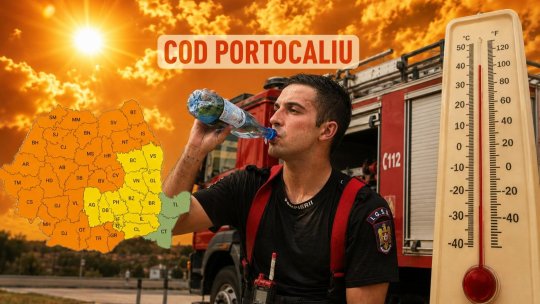Județul Brașov, sub cod portocaliu de caniculă. Recomandări pentru populație