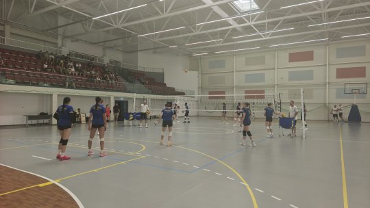 Echipa de volei feminin a Coronei Brașov, în plină perioadă de pregătire