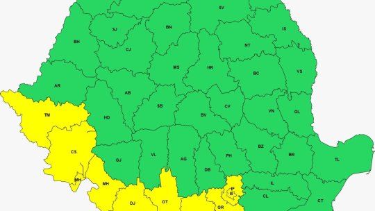 Vreme instabilă, averse şi perioade caniculare în majoritatea regiunilor, până joi