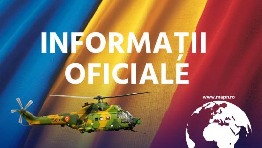 Țintă aeriană detectată în proximitatea frontierei cu România