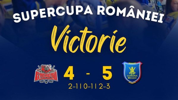 Supercupa României la hochei pe gheață rămâne la Brașov!