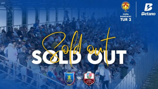 Fotbal. Sold-out la meciul din Cupa României Corona - CSM Săcele